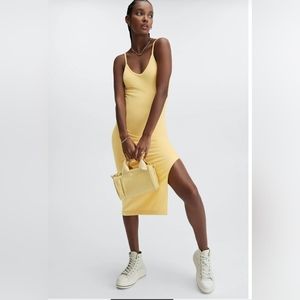 New with tags Yellow Bodycon Dress